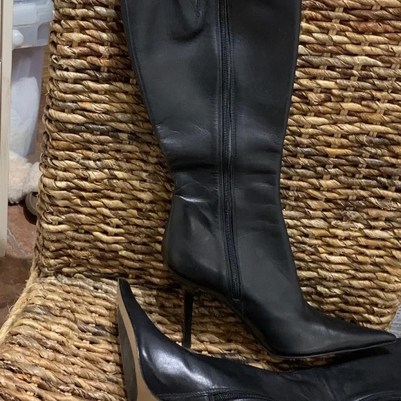 Gorgeous black high heels boots, size 37 - Picture 4 of 7